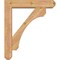 Ekena Millwork Legacy Craftsman Smooth Bracket w/ Offset Brace, Western Red Cedar, 5 1/2"W x 24"D x 28"H BKT0604X24X28LEC04SWR - alternate 2